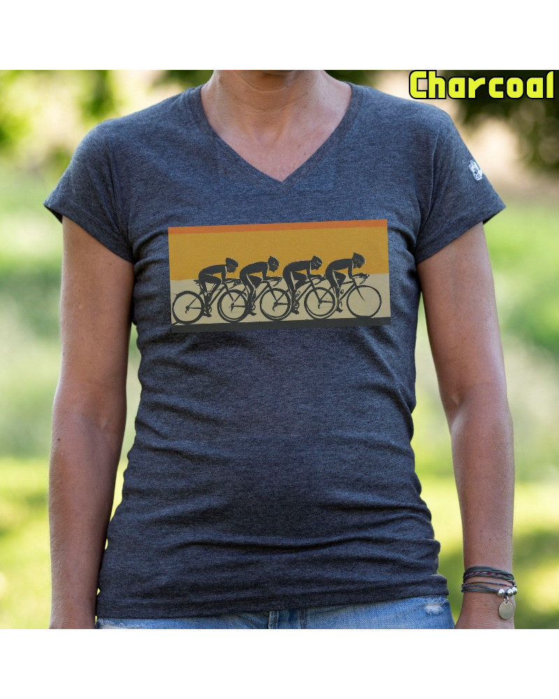Camiseta Mujer Pelotón Ciclista - manga corta