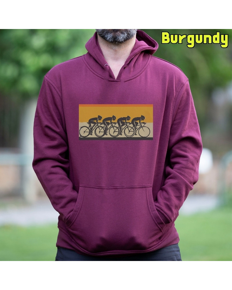 Pelotón Ciclista - Sudadera Hombre Con Capucha