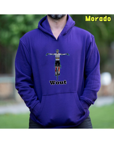 Sudadera hombre con capucha WOUT – La Kamiseta K Buskas