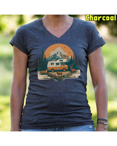 Old Camper - Camiseta Mujer Manga Corta