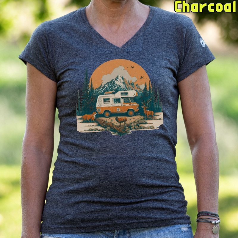 Old Camper - Camiseta Mujer Manga Corta
