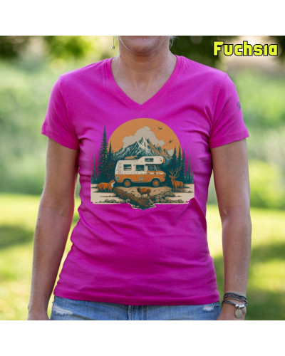 Camiseta Mujer OLD CAMPER - manga corta