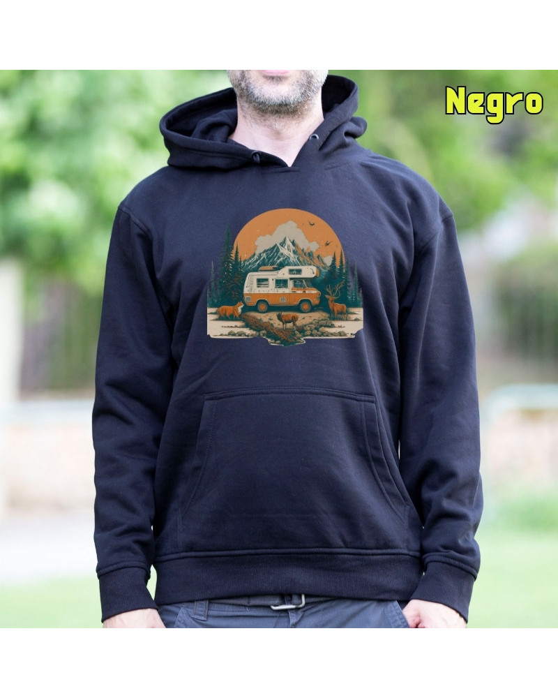 Old Camper - Sudadera Hombre Con Capucha