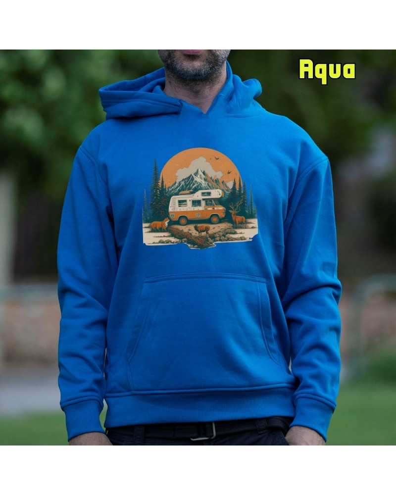 Sudadera hombre con capucha OLD CAMPER  La Kamiseta K Buskas