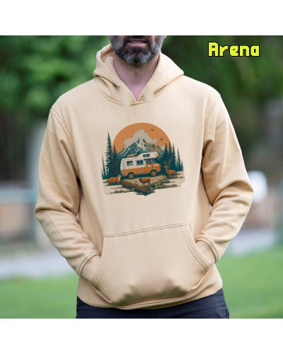 Sudadera hombre con capucha OLD CAMPER  La Kamiseta K Buskas