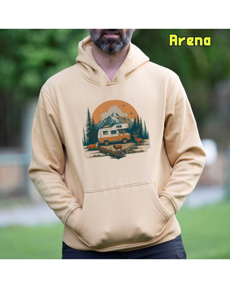 Sudadera hombre con capucha OLD CAMPER  La Kamiseta K Buskas