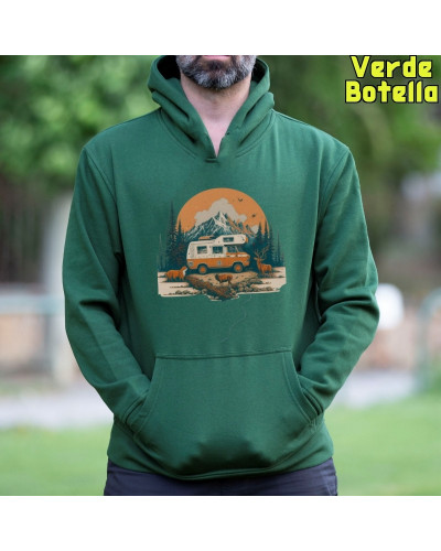 Sudadera hombre con capucha OLD CAMPER  La Kamiseta K Buskas