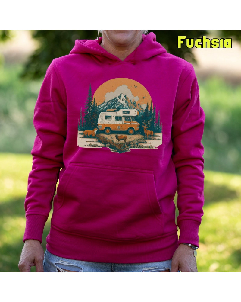 Old Camper - Sudadera Mujer Con Capucha
