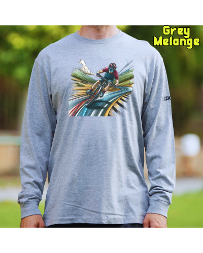 Camiseta Hombre Manga Larga - DESCENSO