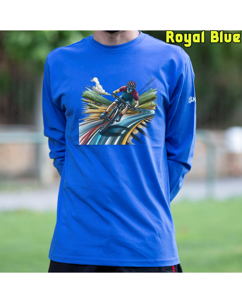 Descenso - Camiseta Hombre Manga Larga