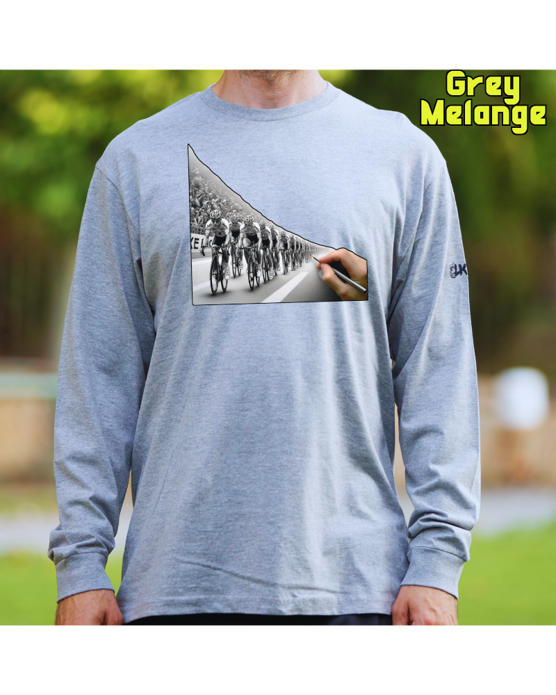 Dibujando Una Pasión - Camiseta Hombre Manga Larga