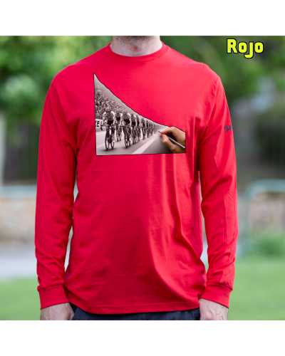 Camiseta Hombre Manga Larga - DIBUJANDO UNA PASION