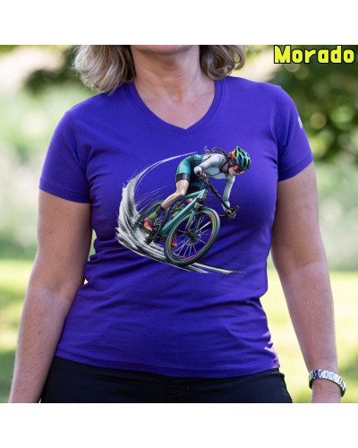 Cyclist Women - Camiseta Mujer Manga Corta