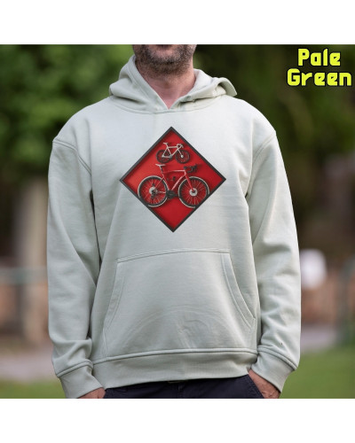 Sudadera hombre con capucha Cuadro Ciclista – La Kamiseta K Buskas