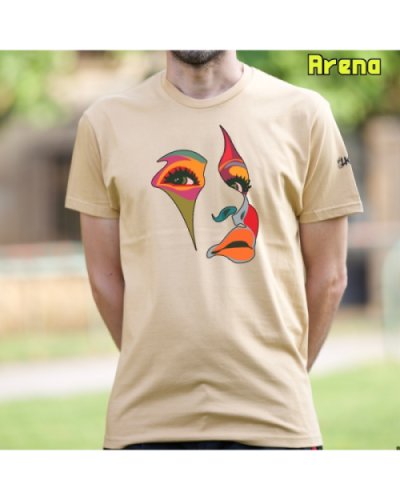Camiseta Hombre Manga Corta-Una Mirada Arena