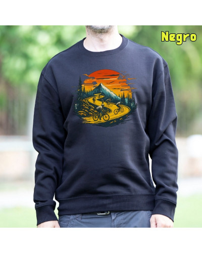 Atardecer Ciclista - Sudadera Unisex