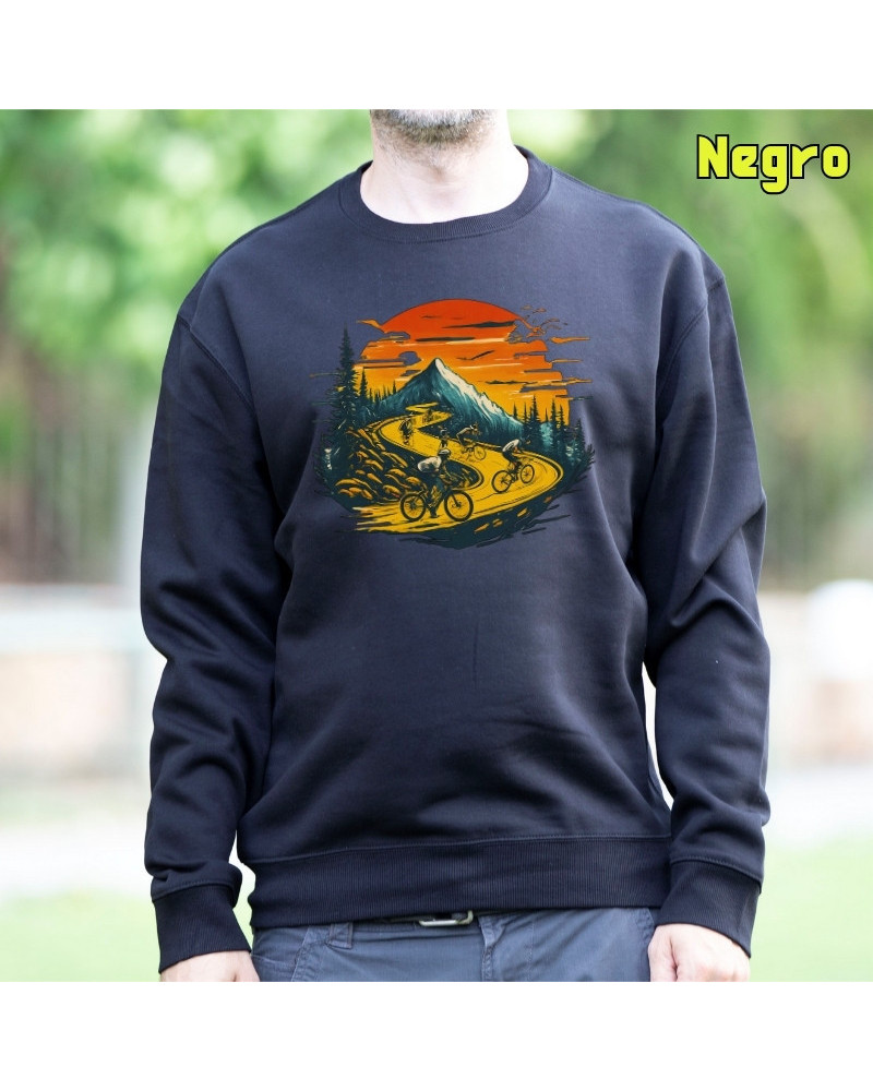 Atardecer Ciclista - Sudadera Unisex