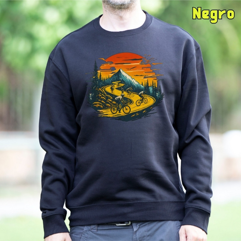 Atardecer Ciclista - Sudadera Unisex