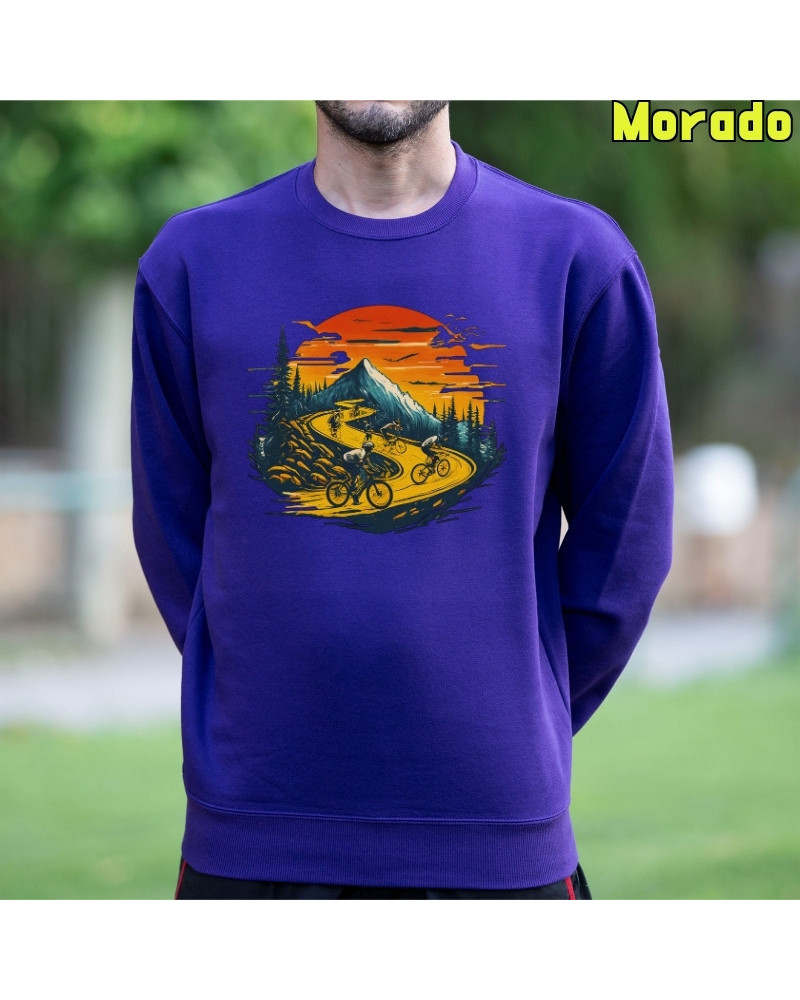 Atardecer Ciclista - Sudadera Unisex