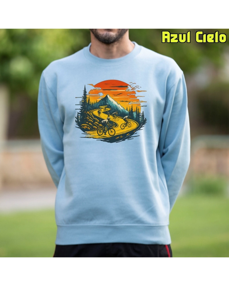 Atardecer Ciclista - Sudadera Unisex