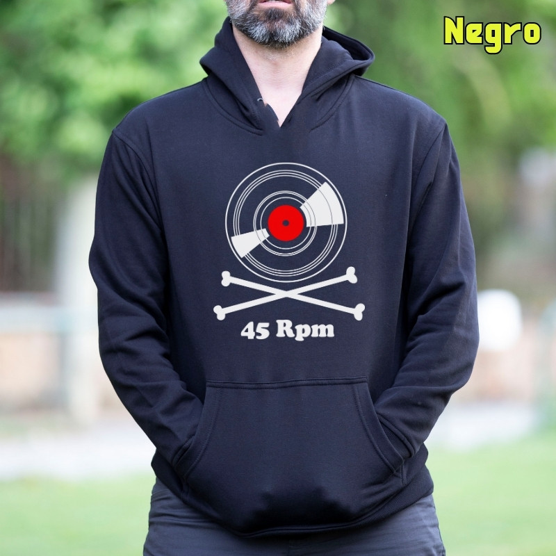 Vinilo 45 Rpm - Sudadera Hombre Con Capucha