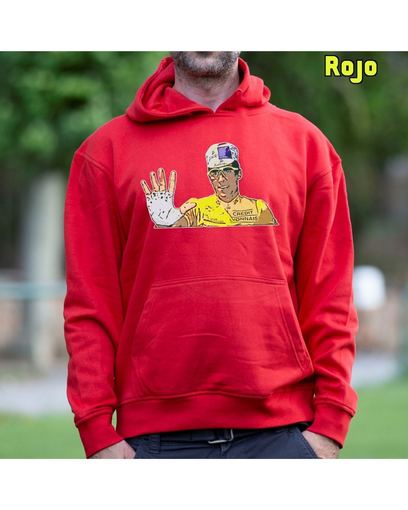 Sudadera hombre con capucha 5 Tours – La Kamiseta K Buskas