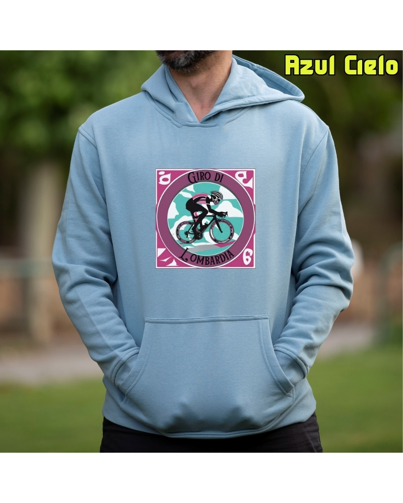 Sudadera hombre con capucha GIRO DI LOMBARDIA – La Kamiseta K Buskas