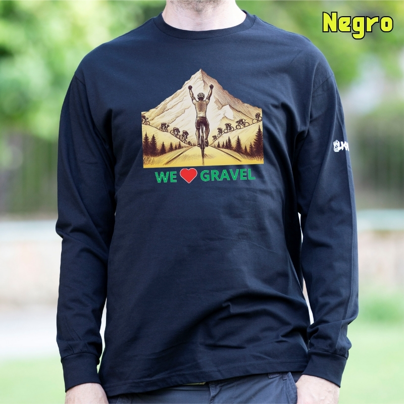 We Love Gravel - Camiseta Hombre Manga Larga