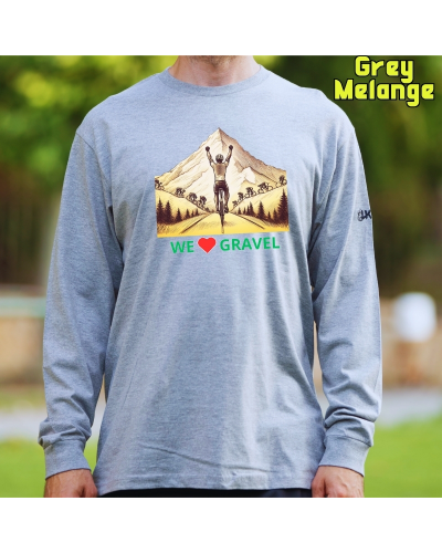 Camiseta Hombre Manga Larga - WE LOVE GRAVEL