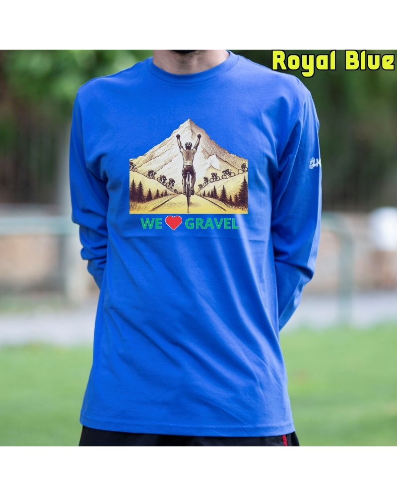We Love Gravel - Camiseta Hombre Manga Larga