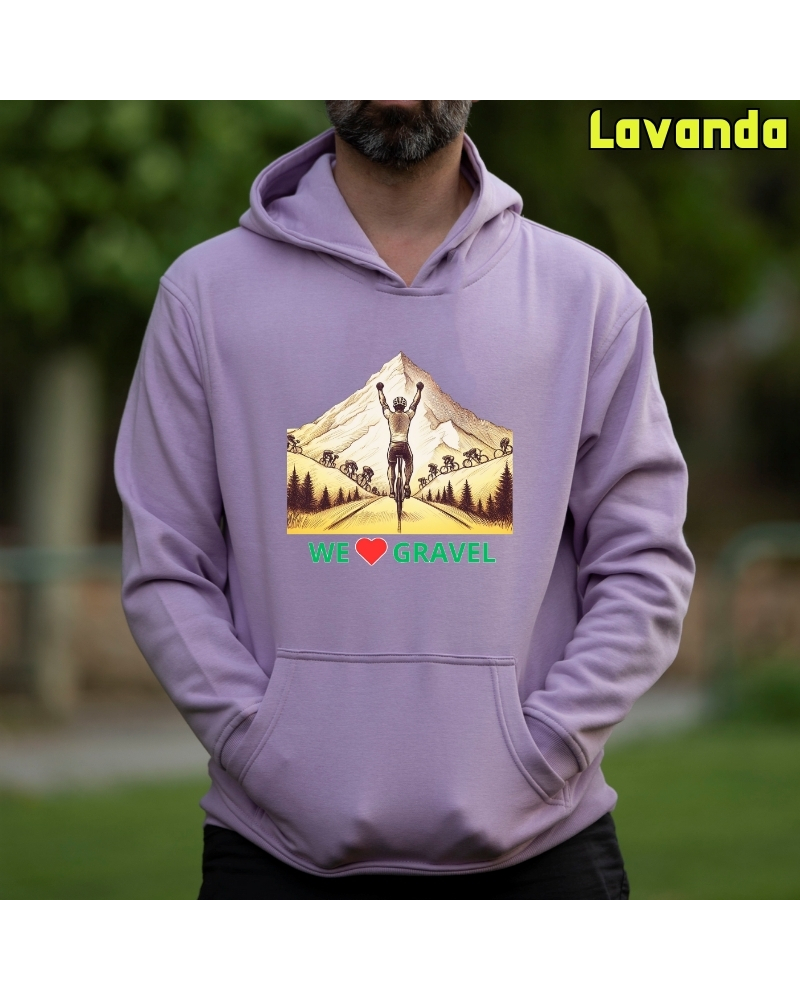 We Love Gravel - Sudadera Hombre Con Capucha