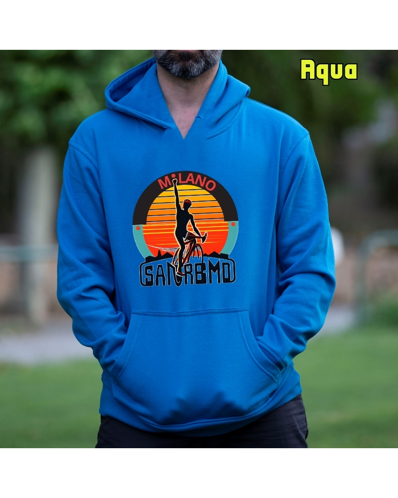 Sudadera hombre con capucha MILANO SAN REMO – La Kamiseta K Buskas