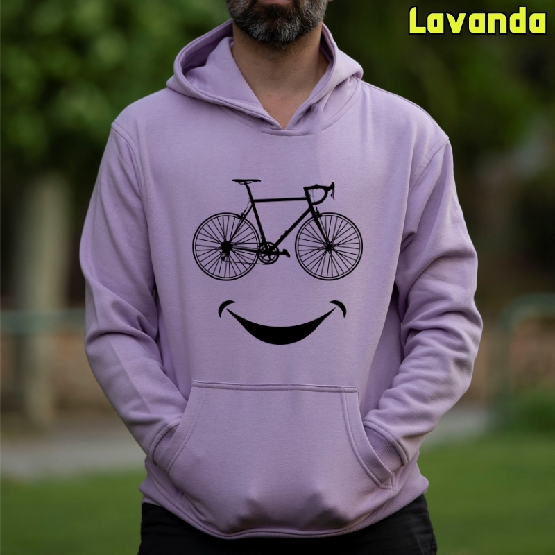 Smile Cycling - Sudadera Hombre Con Capucha