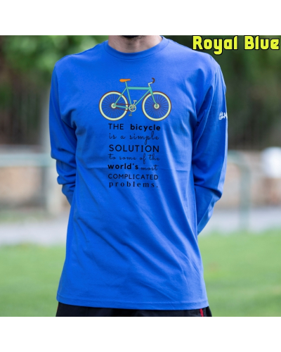 Camiseta Hombre Manga Larga - BIKE THE SOLUTION