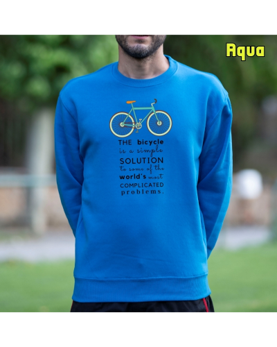 Sudadera Unisex BIKE THE SOLUTION La Kamiseta K Buskas