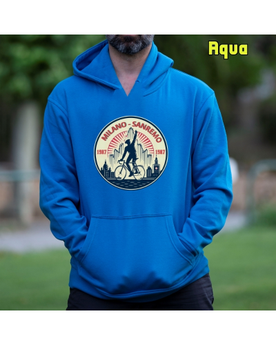 Sudadera hombre con capucha 1907 MILANO SAN REMO – La Kamiseta K Buskas