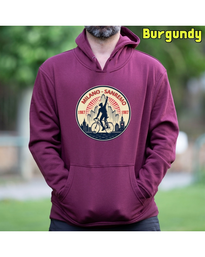 Sudadera hombre con capucha 1907 MILANO SAN REMO – La Kamiseta K Buskas