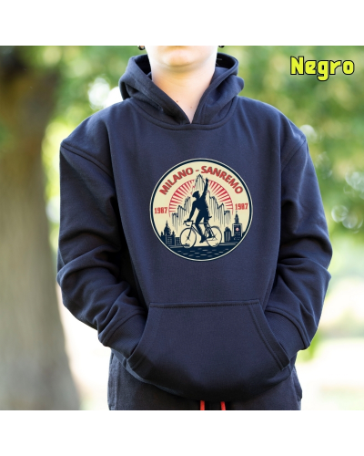 Sudadera niño con capucha 1907 MILANO SAN REMO  La Kamiseta K Buskas