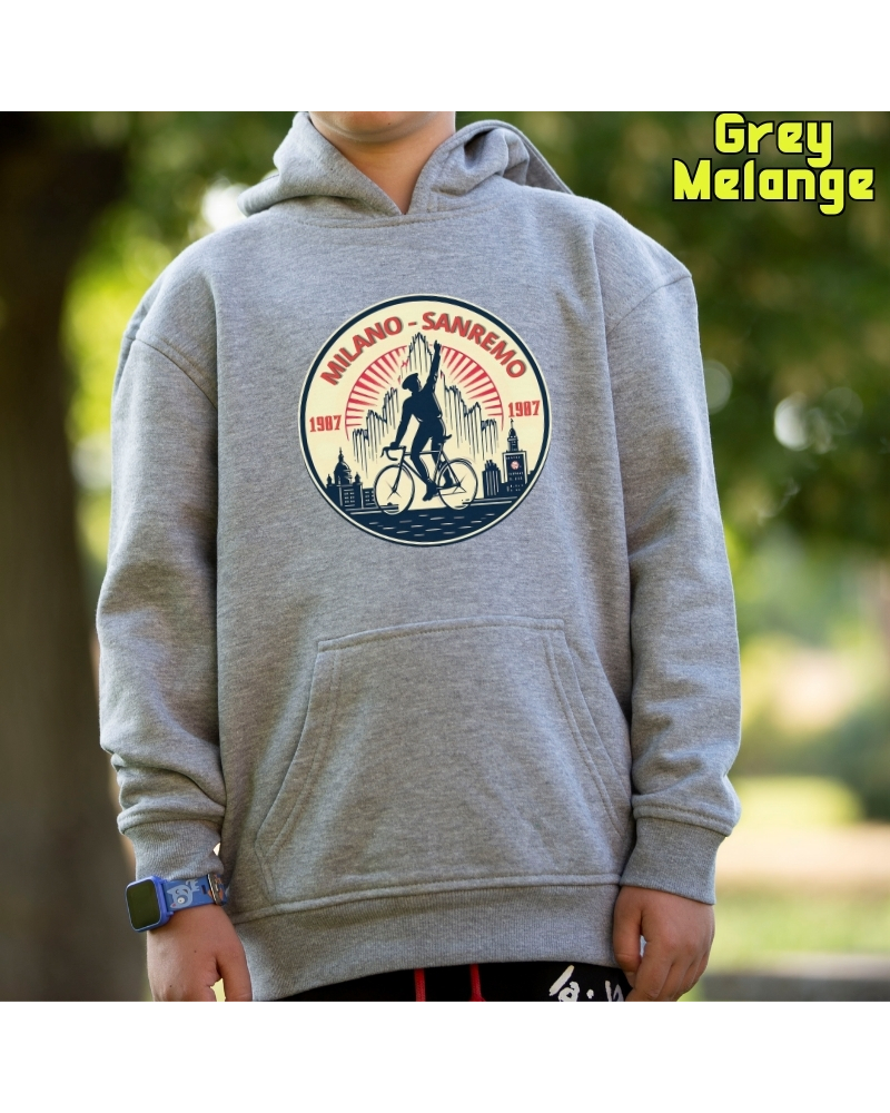 Sudadera niño con capucha 1907 MILANO SAN REMO  La Kamiseta K Buskas
