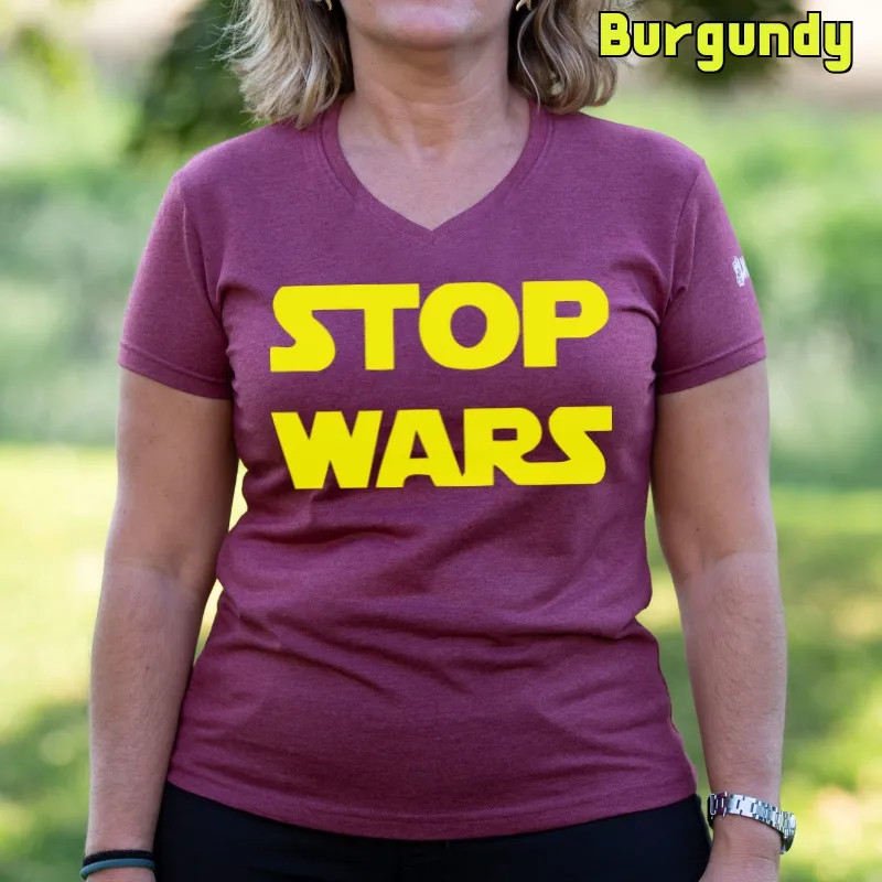 Stop Wars - Camiseta Mujer Manga Corta