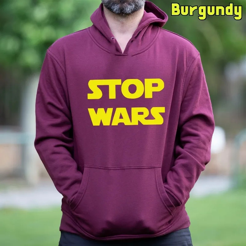 Stop Wars - Sudadera Hombre Con Capucha
