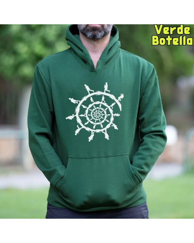 Sudadera hombre con capucha Corredores  La Kamiseta K Buskas