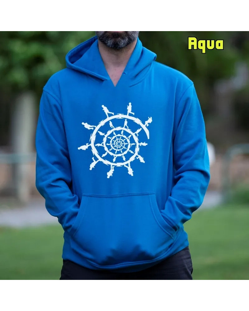 Sudadera hombre con capucha Corredores  La Kamiseta K Buskas