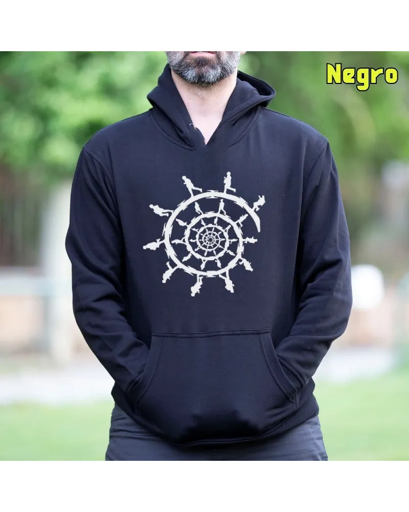 Sudadera hombre con capucha Corredores  La Kamiseta K Buskas