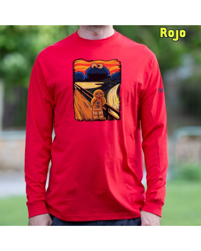 Camiseta Hombre Manga Larga - Coco Grito