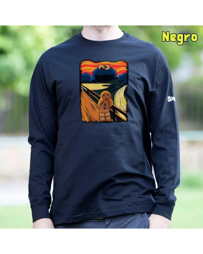 Camiseta Hombre Manga Larga - Coco Grito