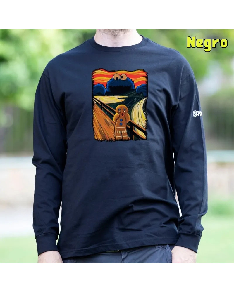 Camiseta Hombre Manga Larga - Coco Grito