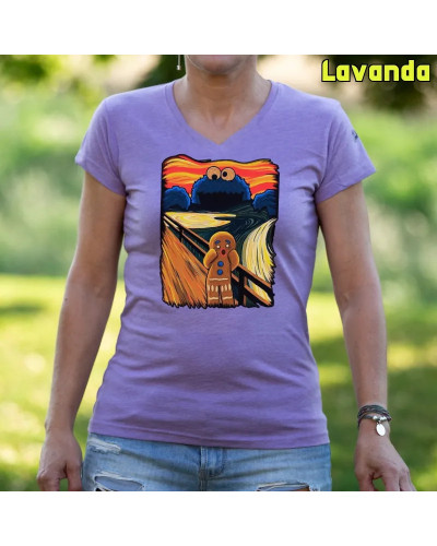 Camiseta Mujer Coco Grito - manga corta