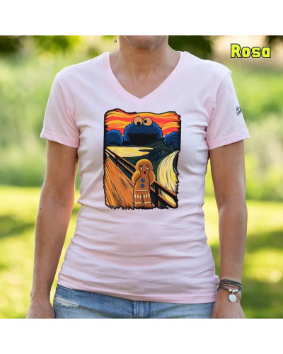 Camiseta Mujer Coco Grito - manga corta