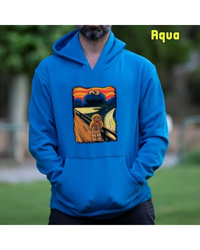 Sudadera hombre con capucha Coco Grito  La Kamiseta K Buskas